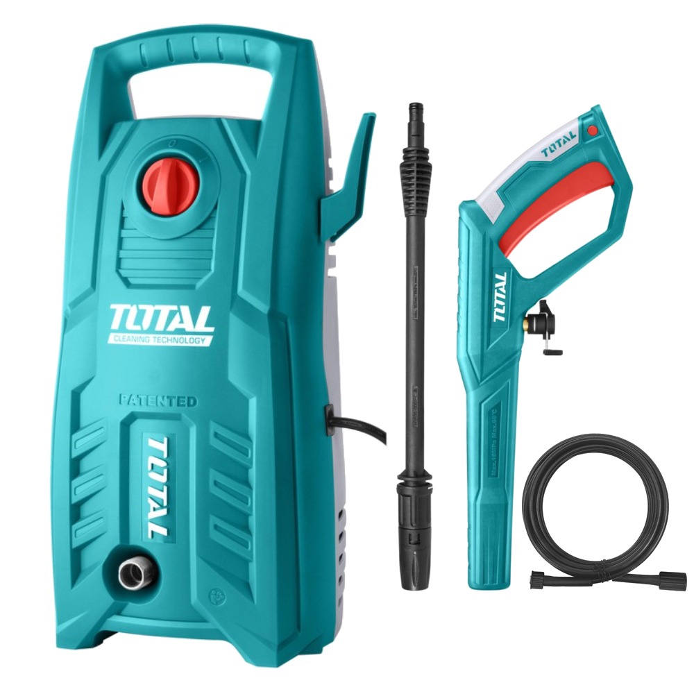 Водоструйка TOTAL, 1400 W, IPX5, 130 BAR, 5.5 L/min Водоструйка TOTAL, 1400 W, IPX5, 130 BAR, 5.5 L/min