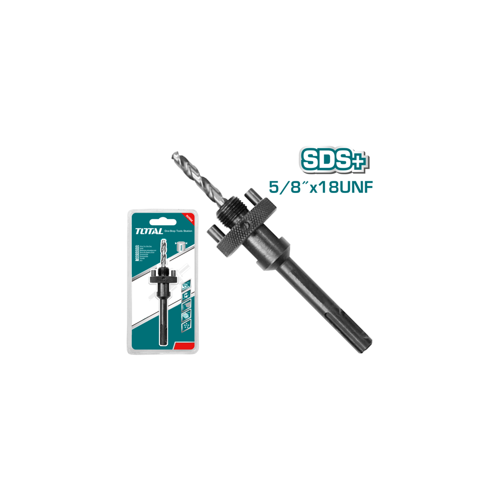 Адаптер за цилиндрична ножовка TOTAL, 5/8", Ø 32 - 200 mm
