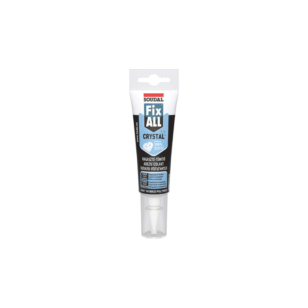 Универсално лепило SOUDAL, FIX ALL Crystal, 125 ml Универсално лепило SOUDAL, FIX ALL Crystal, 125 ml