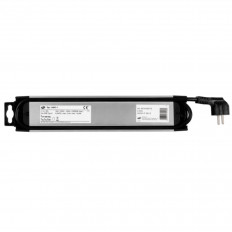 Разклонител REV Ritter с 4 гнезда и 2xUSB, 3500 W, 2.2 m, сив