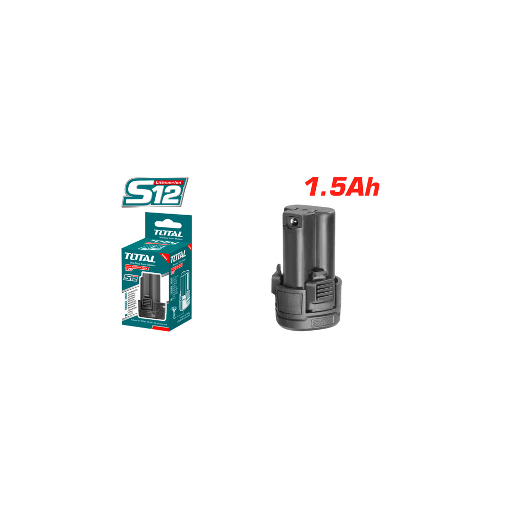 Акумулаторна батерия TOTAL, Li-Ion, 12 V, 1.5 Ah Акумулаторна батерия TOTAL, Li-Ion, 12 V, 1.5 Ah