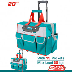 Чанта за инструменти с колела TOTAL INDUSTRIAL, 45 см