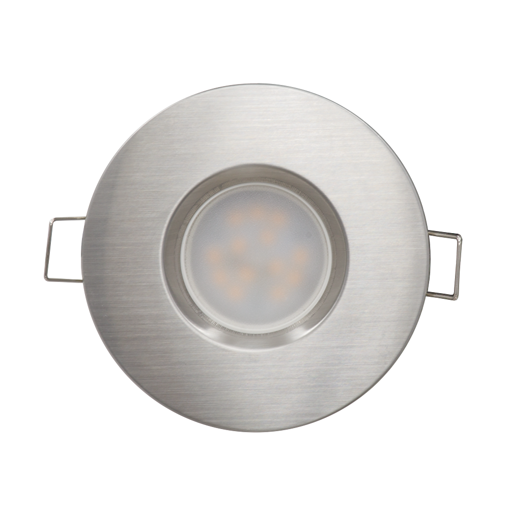 LED ЛУНА ЗА ВГРАЖДАНЕ IP44 6.5W, 2700K, 220V, ТОПЛА СВЕТЛИНА, САТИНИРАН НИКЕЛ LED ЛУНА ЗА ВГРАЖДАНЕ IP44 6.5W, 2700K, 220V, ТОПЛА СВЕТЛИНА, САТИНИРАН НИКЕЛ