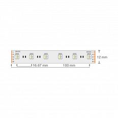 LED ЛЕНТА SMD5050, 19.2W/M, RGB+НЕУТРАЛНО БЯЛА, 24V DC, 60 LED/M, 5M РОЛКА, НЕВОДОУСТОЙЧИВА