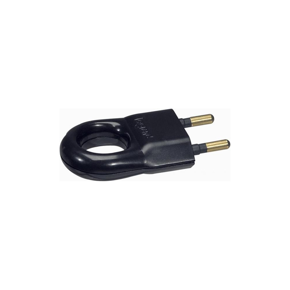 Щепсел черен 2P 10А 250V /30бр/ Legrand