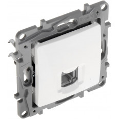 Розетка RJ11 цвят Бял Niloe Legrand