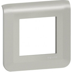 Лицева рамка 2 мод. цвят алуминий Mosaic NEW Legrand