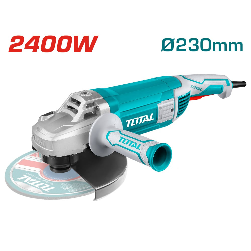 Ъглошлайф TOTAL Industrial, 2400 W, Ø 230 mm Ъглошлайф TOTAL Industrial, 2400 W, Ø 230 mm