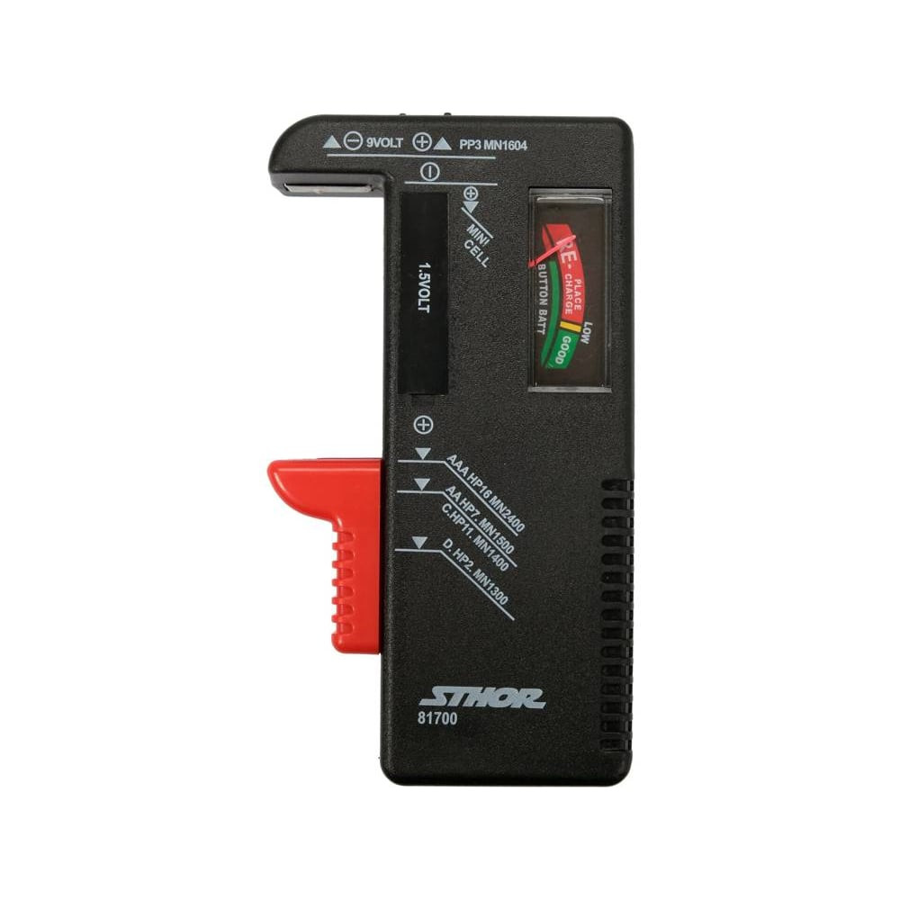 Тестер за 1.5 V и 9 V батерии, STHOR Тестер за 1.5 V и 9 V батерии, STHOR