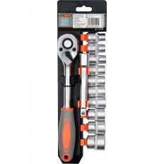 Комплект тресчотка с вложки STHOR, 1/2 ", 12 части