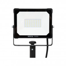 LED прожектор със статив YATO, 30 W, 2850 lm