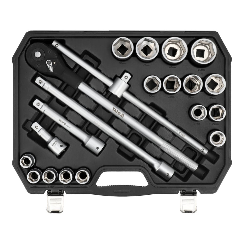 Комплект инструменти YATO, 3/4", CrV, 21 части Комплект инструменти YATO, 3/4", CrV, 21 части