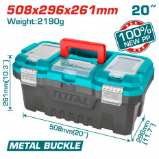Куфар за инструменти TOTAL, PP, 508 x 296 x 261 мм