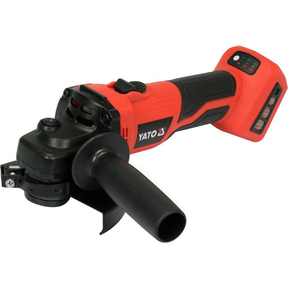 Акумулаторен безчетков ъглошлайф YATO, 18 V, 3000-8500 rpm, Ф 125 мм, без батерия Акумулаторен безчетков ъглошлайф YATO, 18 V, 3000-8500 rpm, Ф 125 мм, без батерия