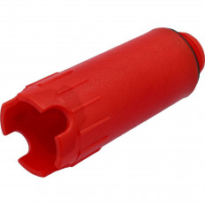 Тапа за тръби с резба VOREL, 1/2", червена, 10 броя