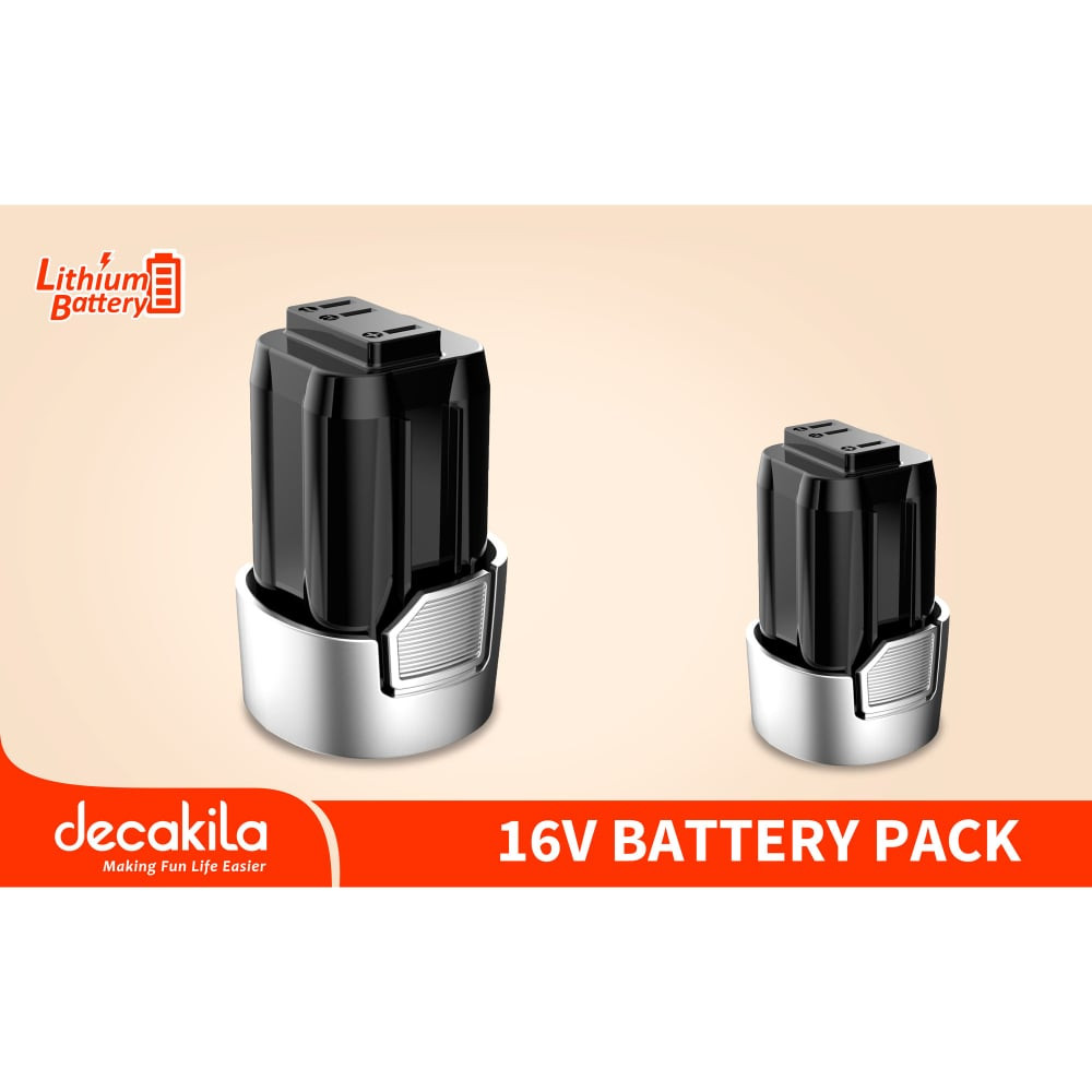 Акумулаторна батерия DECAKILA, Li-Ion, 16 V, 2.0 Ah Акумулаторна батерия DECAKILA, Li-Ion, 16 V, 2.0 Ah