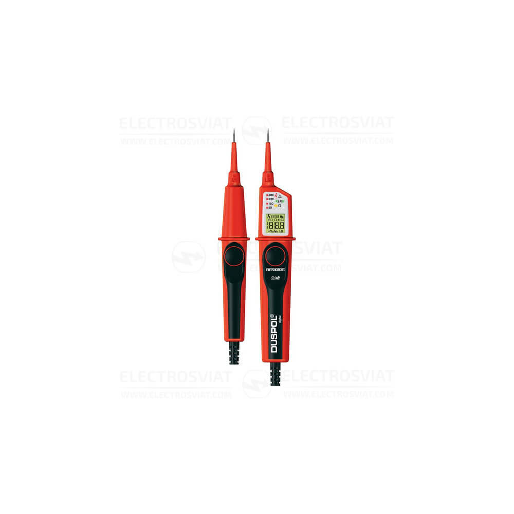 ТЕСТЕР DUSPOL DIGITAL 1-1000V AC, 1-1200V DC, LCD/LED, ТЕСТ ДИОДИ, НАЛИЧИЕ НА ВЕРИГА, IP65 ТЕСТЕР DUSPOL DIGITAL 1-1000V AC, 1-1200V DC, LCD/LED, ТЕСТ ДИОДИ, НАЛИЧИЕ НА ВЕРИГА, IP65