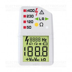 ТЕСТЕР DUSPOL DIGITAL 1-1000V AC, 1-1200V DC, LCD/LED, ТЕСТ ДИОДИ, НАЛИЧИЕ НА ВЕРИГА, IP65