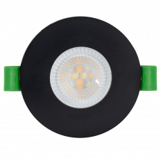 LED ЛУНА ЗА ВГРАЖДАНЕ, ДИМИРАЩА, ЧЕРНА, 6W, 3000K/4000K/6500K, 220-240V AC, IP44