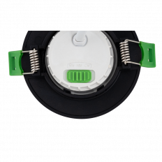 LED ЛУНА ЗА ВГРАЖДАНЕ, ДИМИРАЩА, ЧЕРНА, 6W, 3000K/4000K/6500K, 220-240V AC, IP44