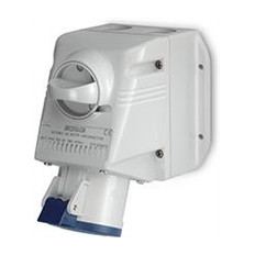 Промишлен контакт с ключ 0/I 2P+Е 32A IP44 серия Optima модел Combi Scame
