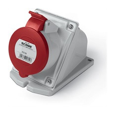 Промишлен контакт 3P+Е 32A IP44 серия Optima Scame
