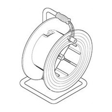 Макара индустриална ROLLER 330 IК07 без диск с ръкохватка Scame