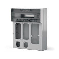 Табло за индустриални контакти и DIN модули IP65, UV, серия Proxima (24 DIN и 2х16A или 32A и 1х 63A с блокировка 2х Шуко) Sc