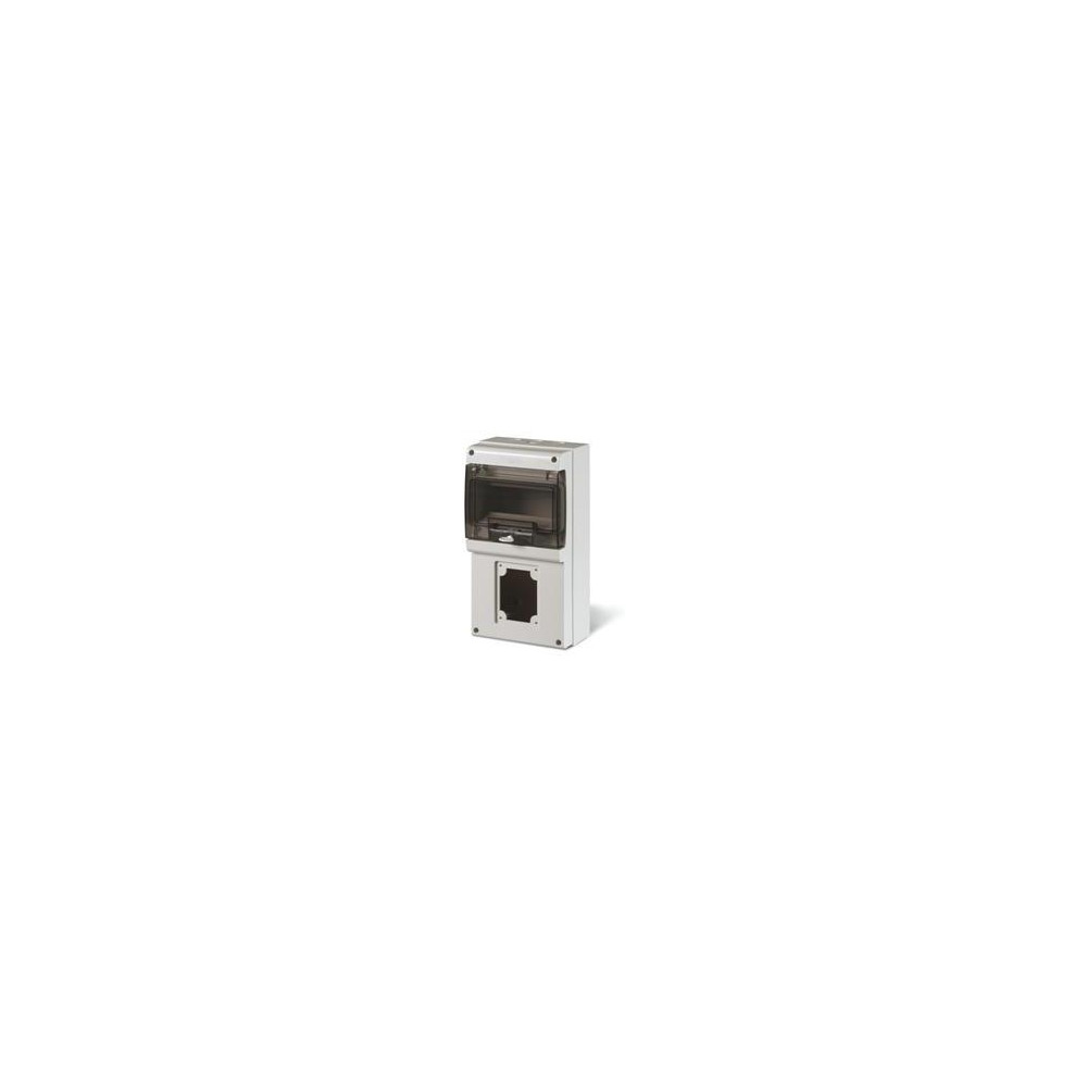 Табло за индустриални контакти и DIN модули IP66, UV, PG и М вход, серия Domino (8 DIN и 1х16A или 32A) Scame Табло за индустриални контакти и DIN модули IP66, UV, PG и М вход, серия Domino (8 DIN и 1х16A или 32A) Scame