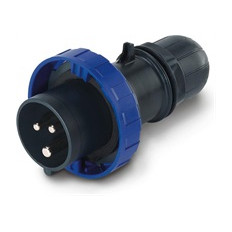 Промишлен щепсел 2P+Е 125A IP66/67/69 серия Optima Heavy Duty Scame