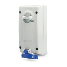 Промишлен контакт 2P+Е 16A IP66/67 с механична блокировка серия Advance 2 Scame