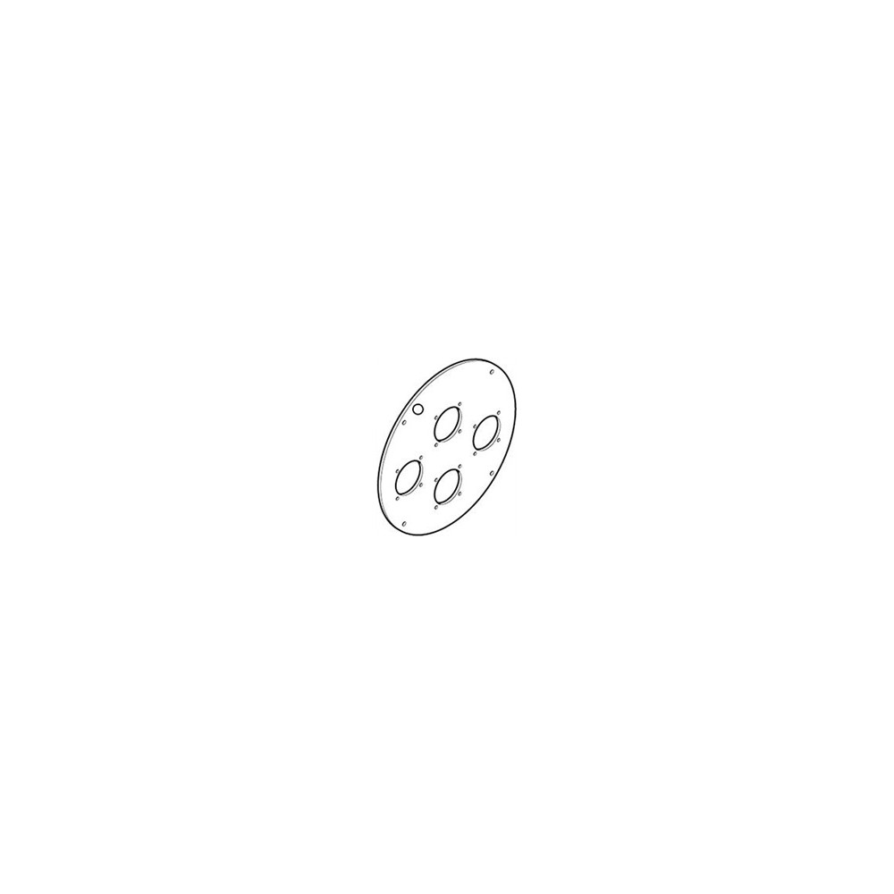 диск за макара roller 330 с отвор за защита и 4 шуко контакти с р-р на фланеца 50x60мм Scame диск за макара roller 330 с отвор за защита и 4 шуко контакти с р-р на фланеца 50x60мм Scame