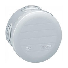 Разклонителна кутия открит монтаж Ø70x45мм IP55 цвят Бял Plexo Legrand