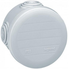 Разклонителна кутия открит монтаж Ø70x45мм IP55 цвят Бял Plexo Legrand