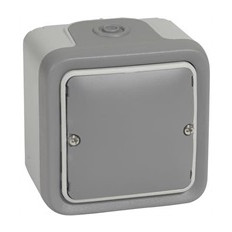 Твърда връзка без клеми IP55 цвят Сив Plexo Legrand