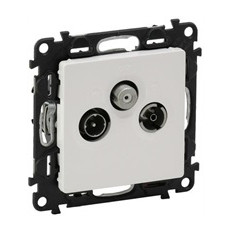 Розетка TV+R+SAT 1.5dB цвят бял Valena Life Legrand