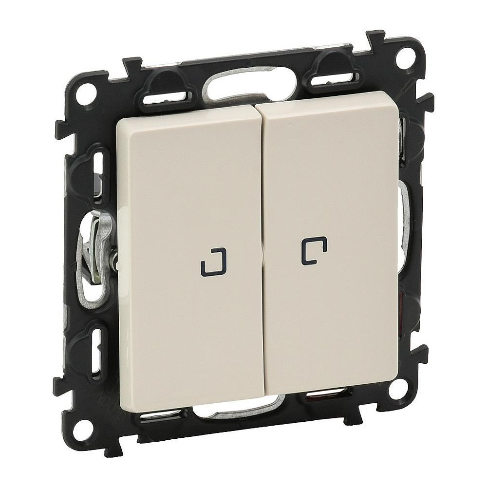 Сериен ключ с подсветка LED 0.15мА цвят крем Valena Life Legrand