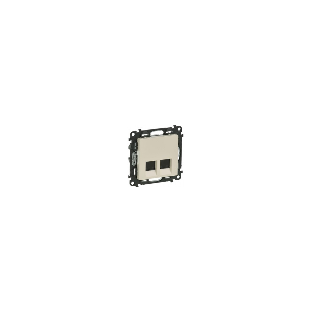 Розетка 2xRJ45 cat.6 STP цвят крем Valena Life Legrand
