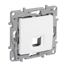 Розетка за RJ45 Keystone цвят Бял Niloe Legrand