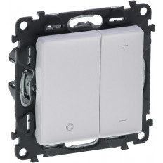 Димер бутонен R3-400W L3-400VA LED3-125VA цвят бял Valena Life Legrand
