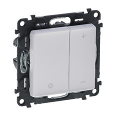Димер бутонен R3-400W L3-400VA LED3-125VA цвят бял Valena Life Legrand
