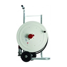 Макара индустриална IP44 серия ROLLER 450 кабел H07RN-F 30 м х 4мм2 вход 3P+N+E 32A и изход 1 х 3P+N+Е 32A на колела Scame