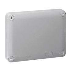 Разклонителна кутия открит монтаж 155x110x74мм 960C гладка IP55 цвят Сив Plexo Legrand