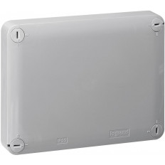 Разклонителна кутия открит монтаж 155x110x74мм 960C гладка IP55 цвят Сив Plexo Legrand