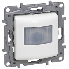Датчик за движение PIR, 120, обхват 8m @ h1.2m, LED ≤ 500W, изисква неутрала, цвят бял Niloe Legrand