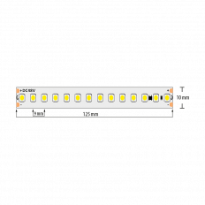ПРОФЕСИОНАЛНА LED ЛЕНТА SMD3528, 7W/M, 4200K, 48V DC, 112LEDS/M, 10M, IP20