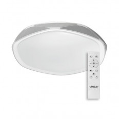 LED ДИМИРАЩА CCT ПЛАФОНИЕРА С ДИСТАНЦИОННО УПРАВЛЕНИЕ, СИВ, MAX. 72W, 3000K-6500К, 220-240V AC, КРЪГ, IP20
