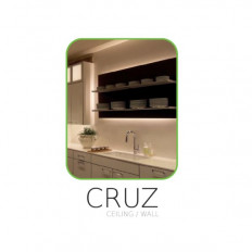 АЛУМИНИЕВ ПРОФИЛ ЗА ВЪНШЕН МОНТАЖ CRUZ SILVER, 2 МЕТРА, P163U