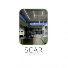 АЛУМИНИЕВ ПРОФИЛ ЗА ВЪНШЕН МОНТАЖ SCAR SILVER, 2 МЕТРА, P113U