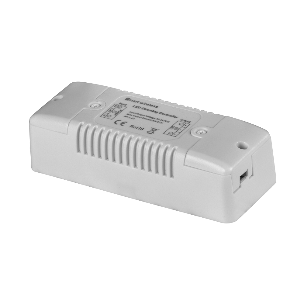 SMART 2.4G RF ДИМЕР ЗА ЕДНОЦВЕТНА LED ЛЕНТА 2X8A, 192W (12V), 12-24V DC
